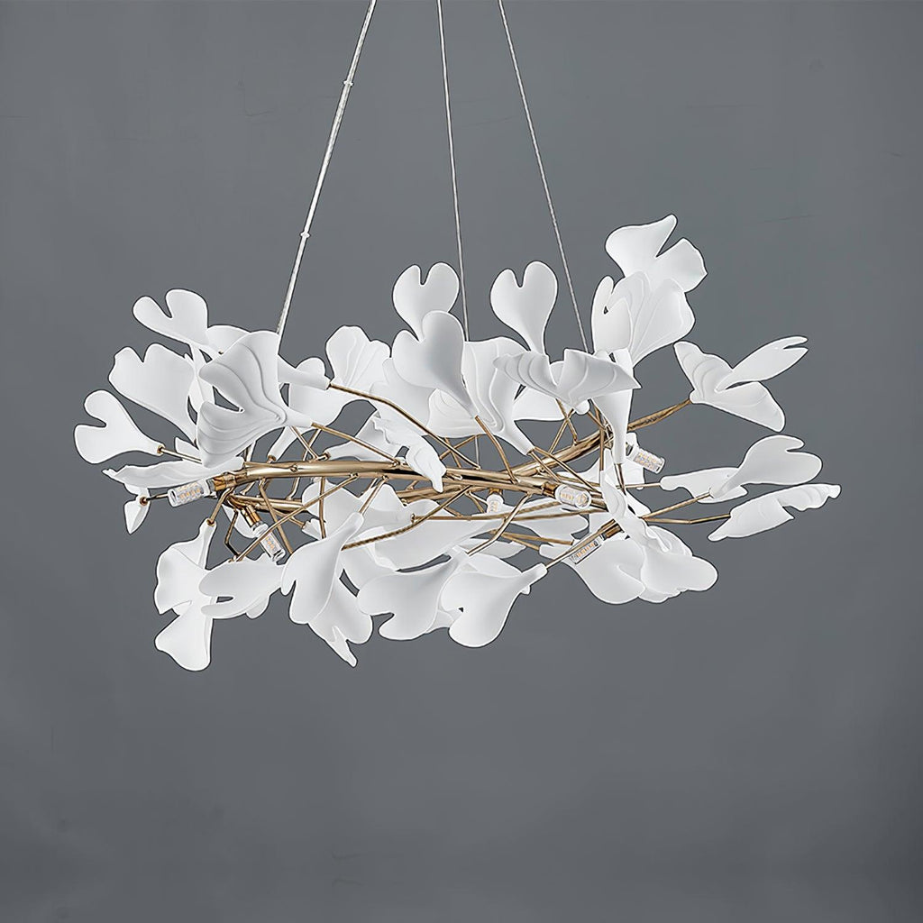 Olivia Moderne Gylden LED Lysekrone Keramik | Fioriscas