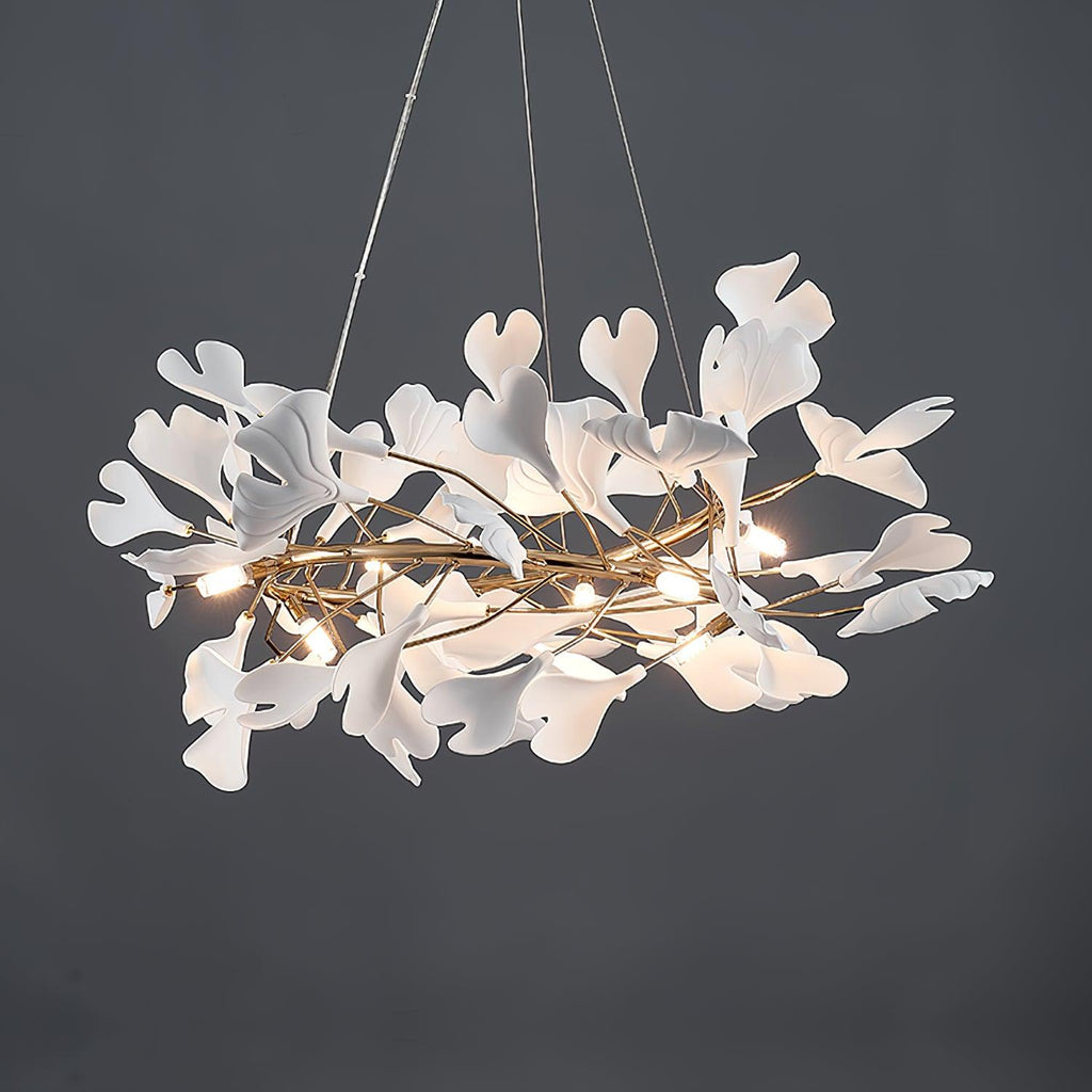 Olivia Moderne Gylden LED Lysekrone Keramik | Fioriscas