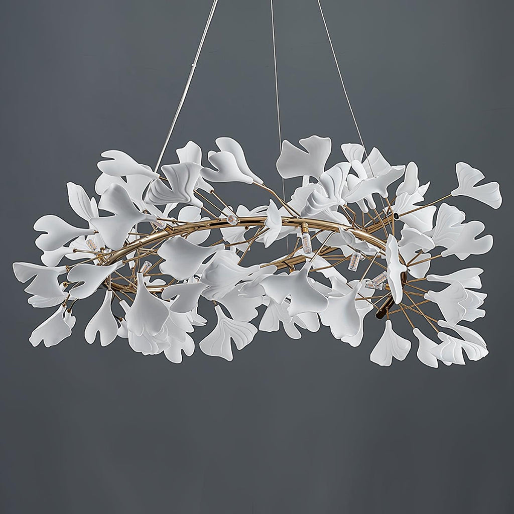 Olivia Moderne Gylden LED Lysekrone Keramik | Fioriscas