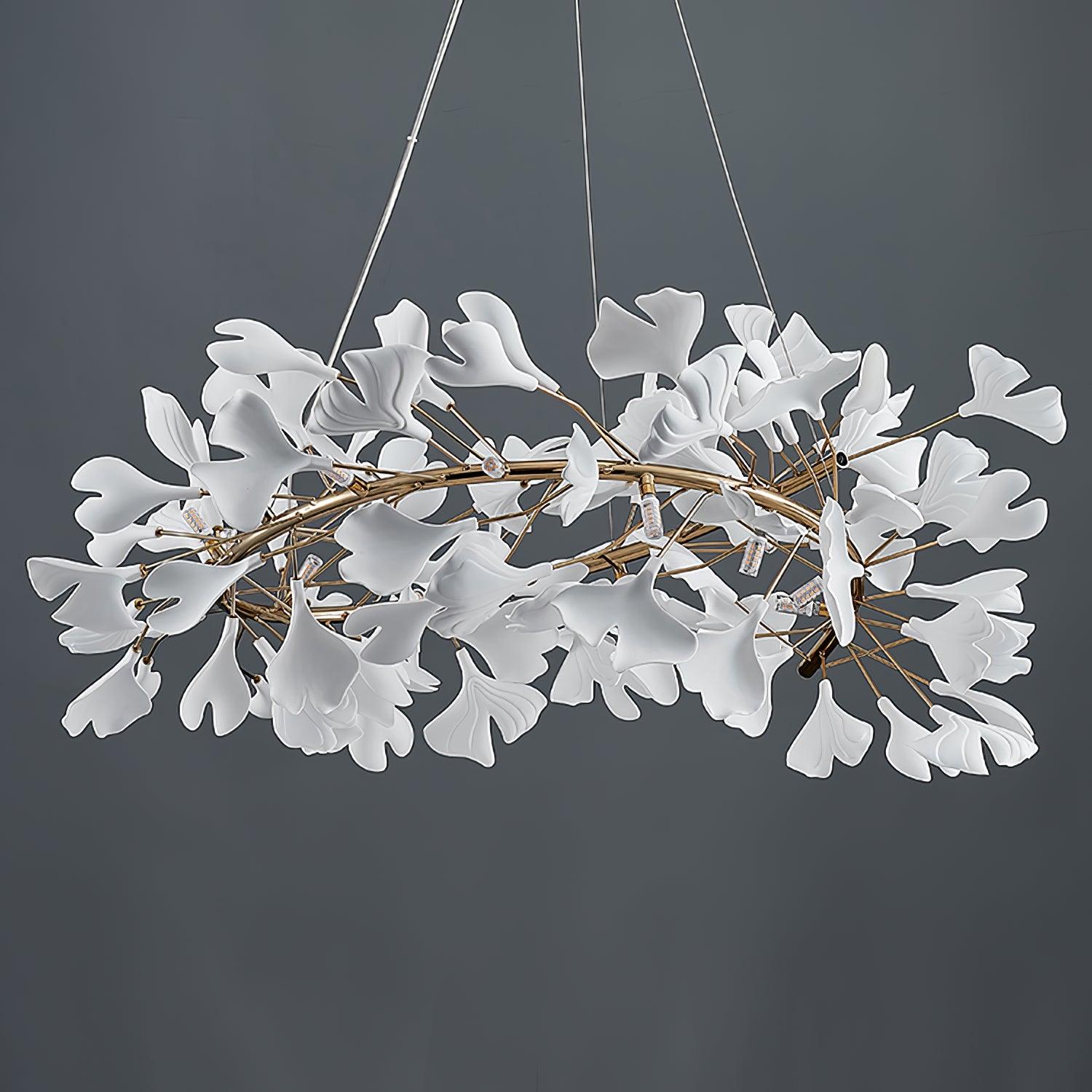 Olivia Moderne Gylden LED Lysekrone Keramik | Fioriscas