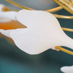 Olivia Moderne Gylden LED Lysekrone Keramik | Fioriscas