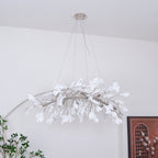 Arux Ginkgo lysekrone art deco bøjet nedad | Fioriscas