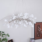 Arux Ginkgo lysekrone art deco bøjet nedad | Fioriscas