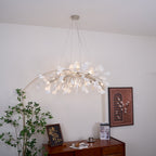 Arux Ginkgo lysekrone art deco bøjet nedad | Fioriscas