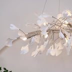 Arux Ginkgo lysekrone art deco bøjet nedad | Fioriscas