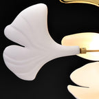 Arux Ginkgo lysekrone art deco bøjet nedad | Fioriscas