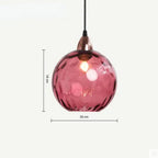 Candeeiro suspenso Lumisphere com globo de vidro de luz quente para salas de estar | Fioriscas