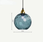 Candeeiro suspenso Lumisphere com globo de vidro de luz quente para salas de estar | Fioriscas