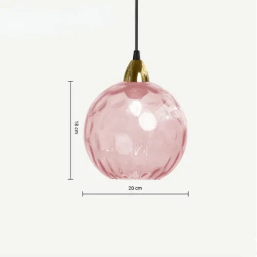 Candeeiro suspenso Lumisphere com globo de vidro de luz quente para salas de estar | Fioriscas