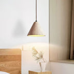 Cezoriel kegelvormige travertijn hanglamp | Fioriscas