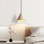 Cezoriel kegelvormige travertijn hanglamp | Fioriscas