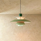 Aurora Layered Pendant Light For Soft Glare Free Ambient Illumination