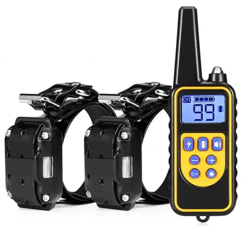 Kirrea waterdichte trainingshalsband voor honden met afstandsbediening, bereik van 800 m