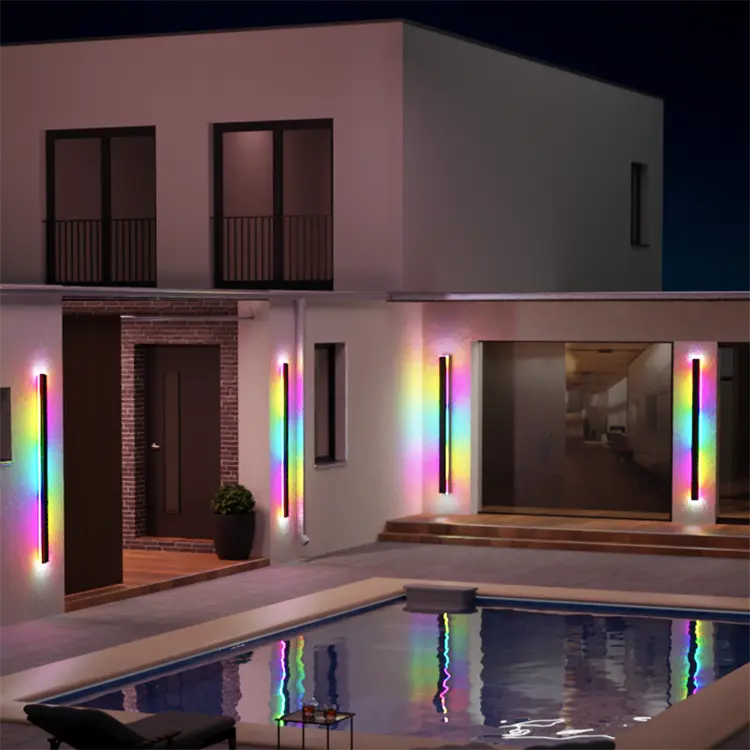LumaHaven RGB LED Wall Light, Indoor & Outdoor, IP65 Waterproof