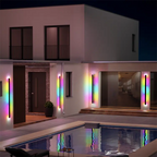 LumaHaven RGB LED Wall Light, Indoor & Outdoor, IP65 Waterproof