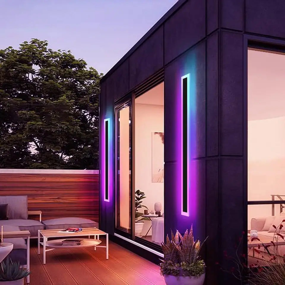 LumaHaven RGB LED Wall Light, Indoor & Outdoor, IP65 Waterproof