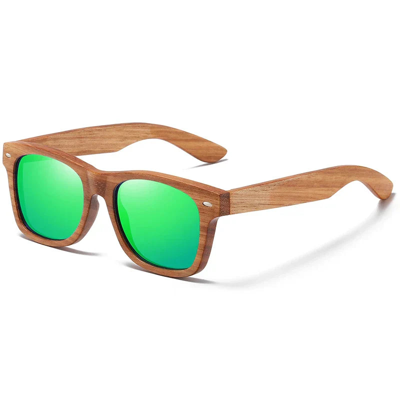 Bamboo Frame Sunglasses, Verdaro Polarized UV400 Protection