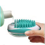 2-in-1 soap dispenser & massage brush for dogs - Fioriscas