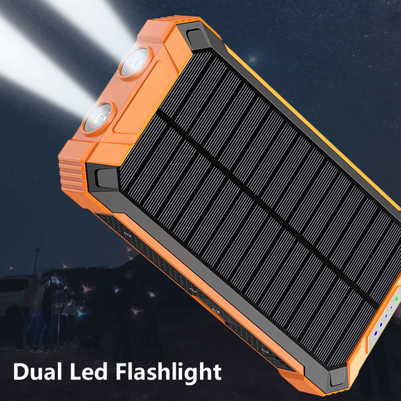 Solární powerbanka SolarPulse 20000mAh s LED svítilnou