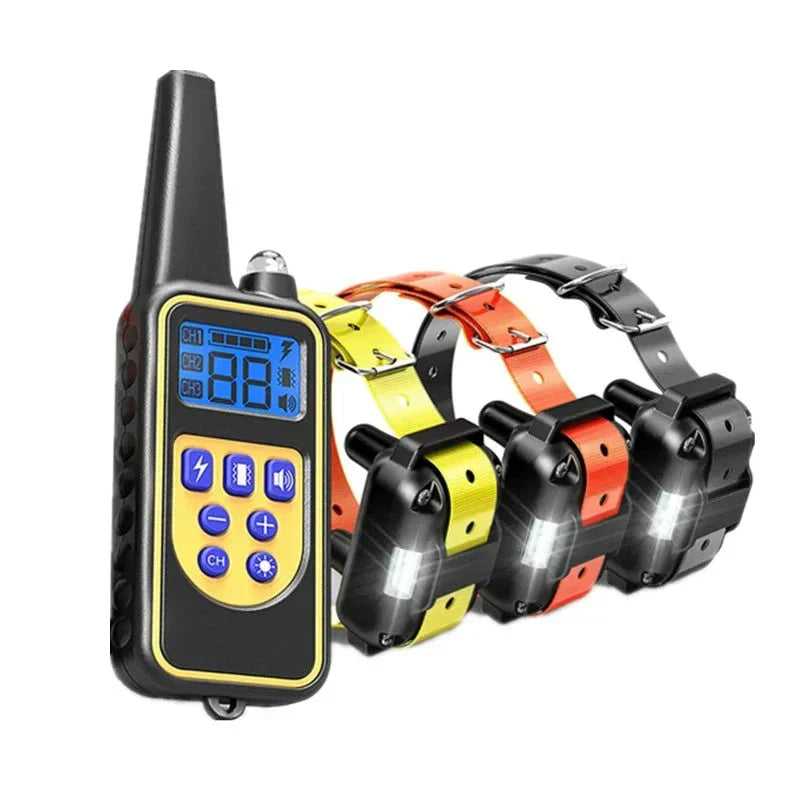Kirrea waterdichte trainingshalsband voor honden met afstandsbediening, bereik van 800 m