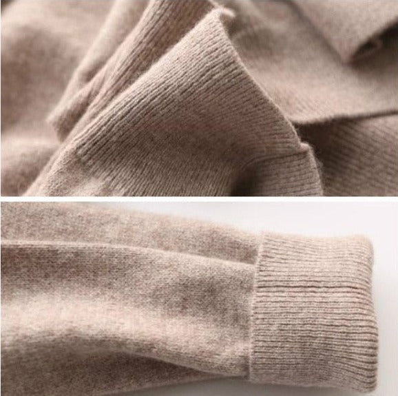 Elarin Men's Cashmere Sweater in Round Neck or V-Neck, 7 Colors