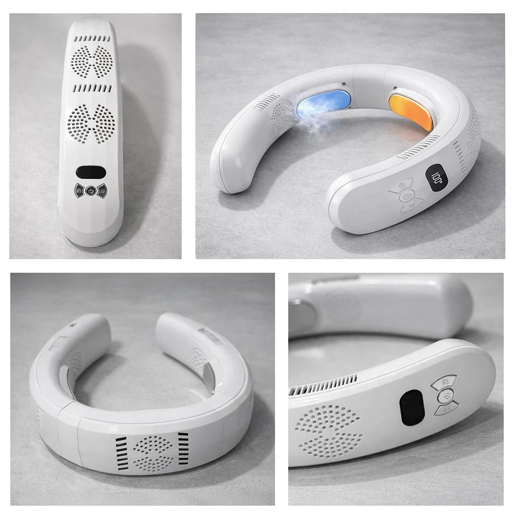 Nekventilator met verwarming en verkoeling, ThermoFlow draagbaar model met 3 zones