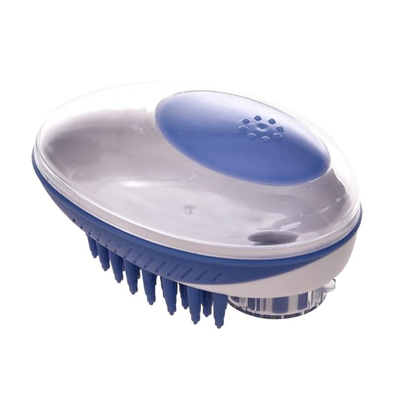 2-in-1 soap dispenser & massage brush for dogs - Fioriscas