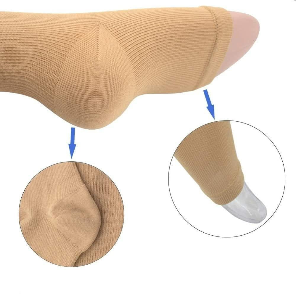 Calze compressive con zip per compressione confortevole e facile utilizzo - Fioriscas