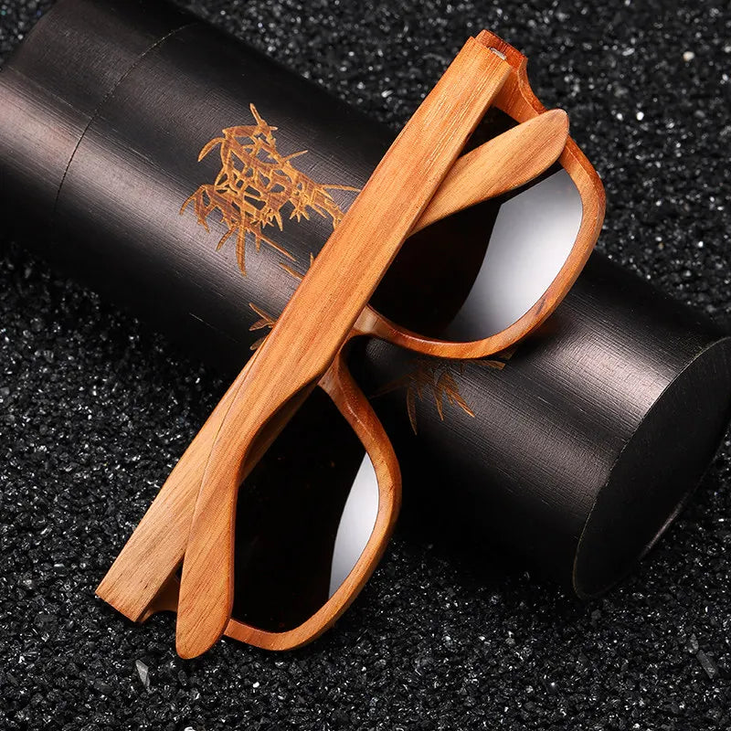 Bamboo Frame Sunglasses, Verdaro Polarized UV400 Protection
