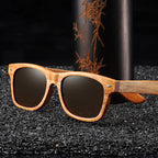 Bamboo Frame Sunglasses, Verdaro Polarized UV400 Protection