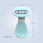 4-blade compact razor with storage box | Smooth skin on the go & at home - Fioriscas