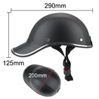 Vintage Baseball Cap Style Half-Helmet for Casual Riding | Fioriscas