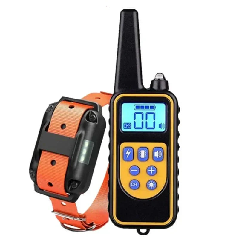 Kirrea waterdichte trainingshalsband voor honden met afstandsbediening, bereik van 800 m
