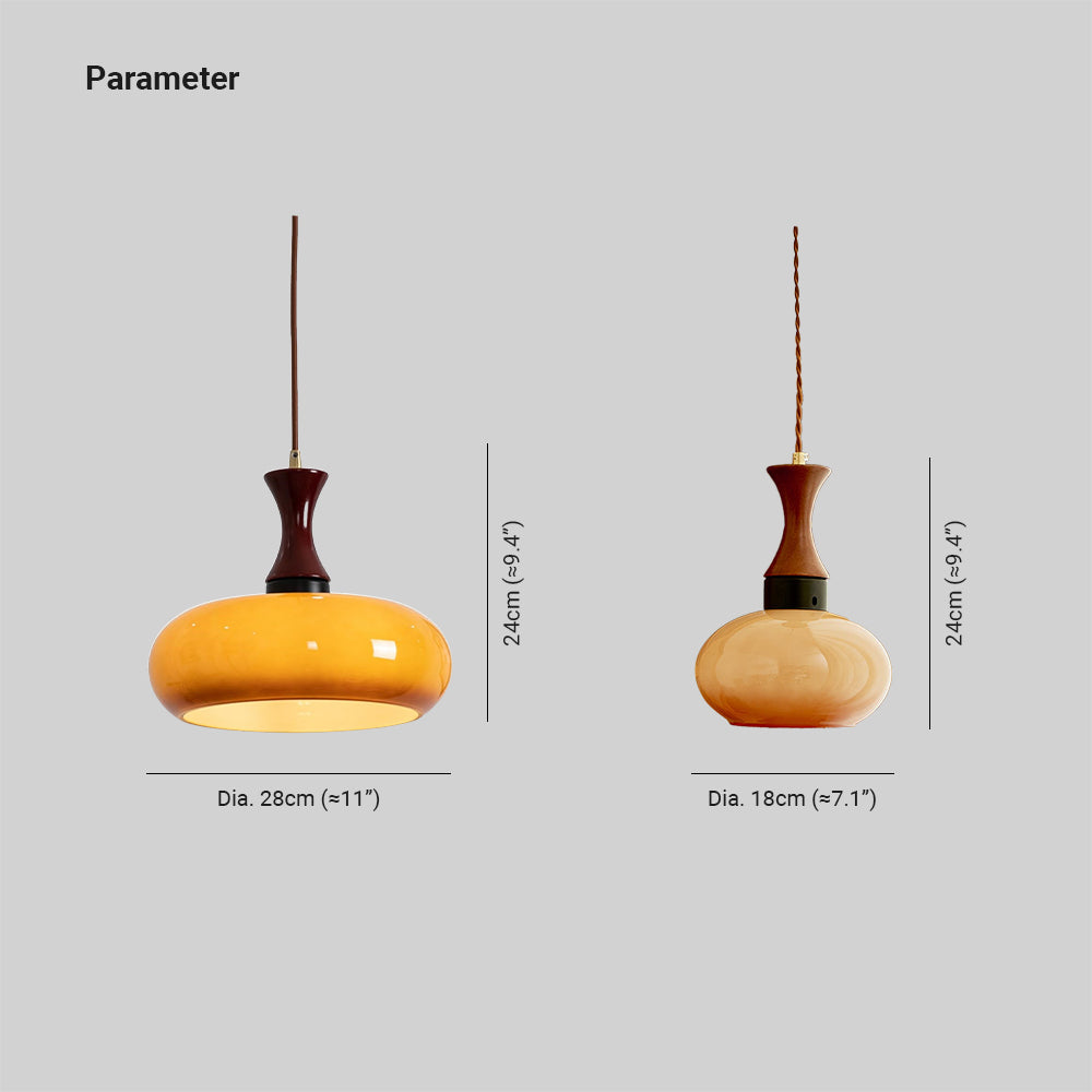 Arisha Vintage LED Glazen Hanglamp Woonkamer | Fioriscas