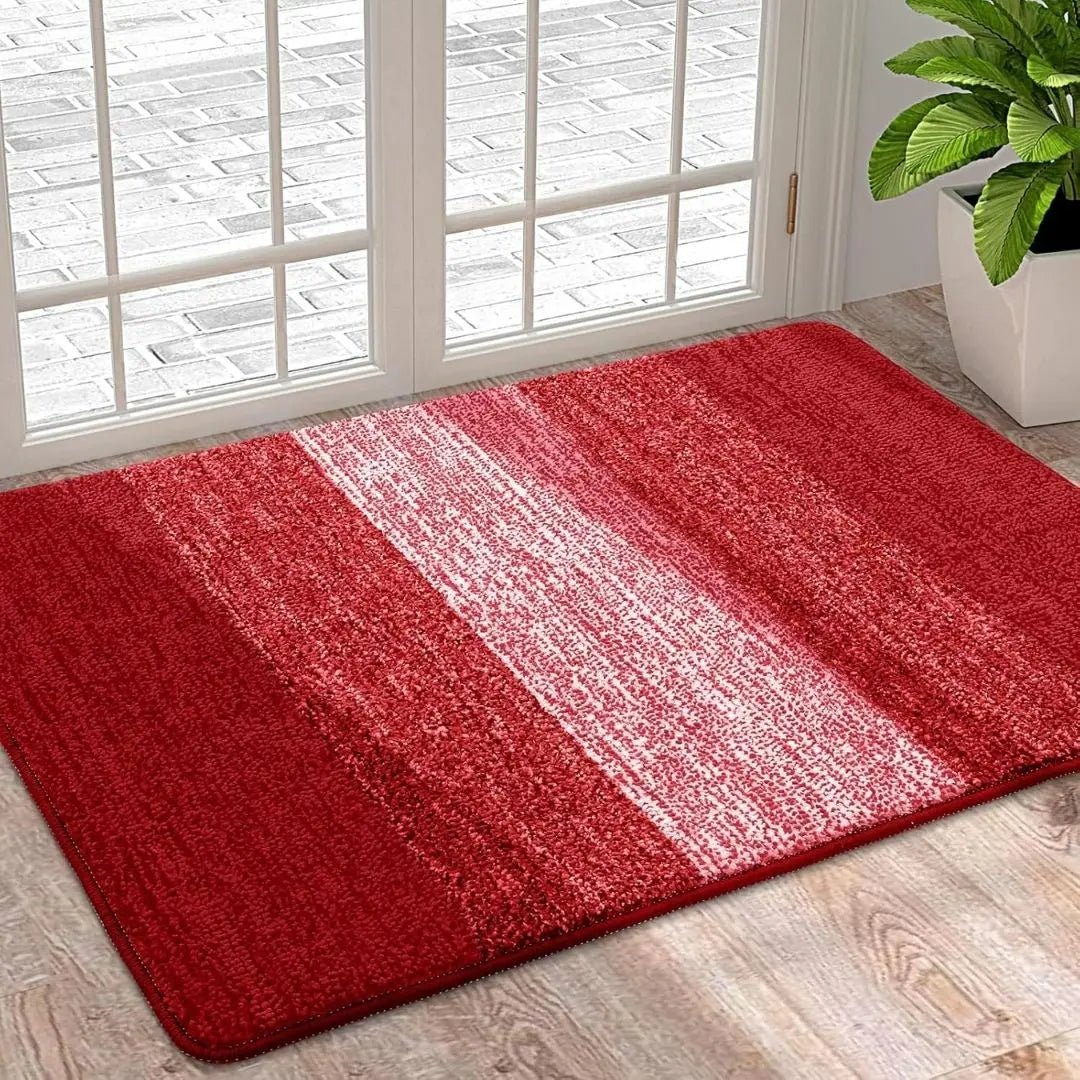 Non-slip indoor doormat with water-repellent surface