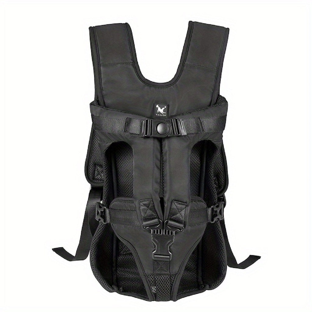 Front-Carry Dog Backpack Carrier For Hiking And Outdoor Trips