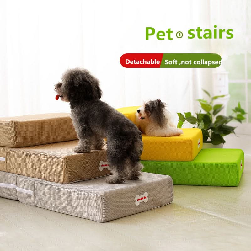 Escadas de luxo para cães, para um acesso seguro ao sofá e à cama - Fioriscas