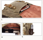 NovaVoyage DSLR Camera Backpack In Waterproof Waxed Canvas