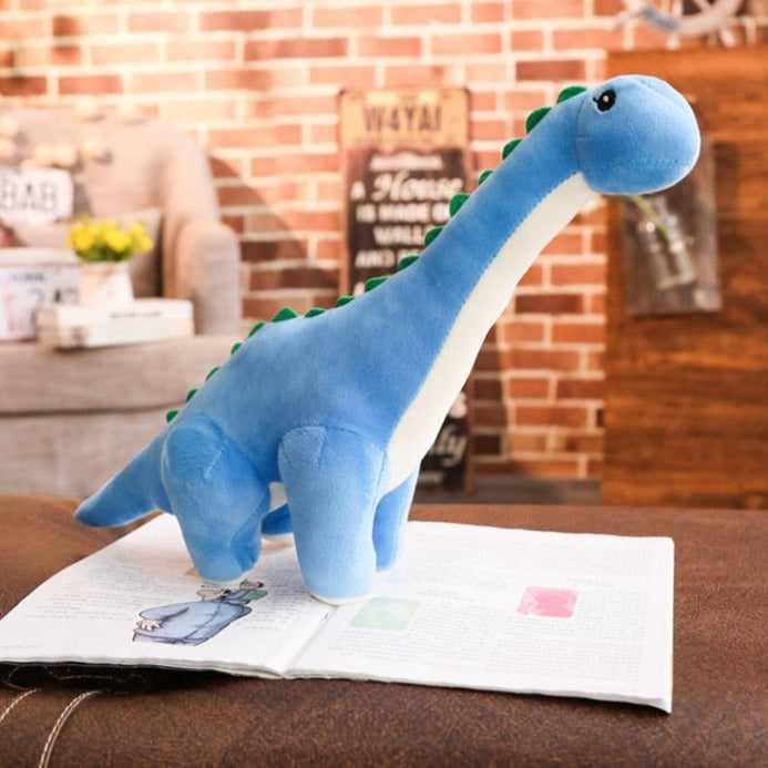 Plyšová hračka dinosaurus Diplodocus, měkký stojící plyšák