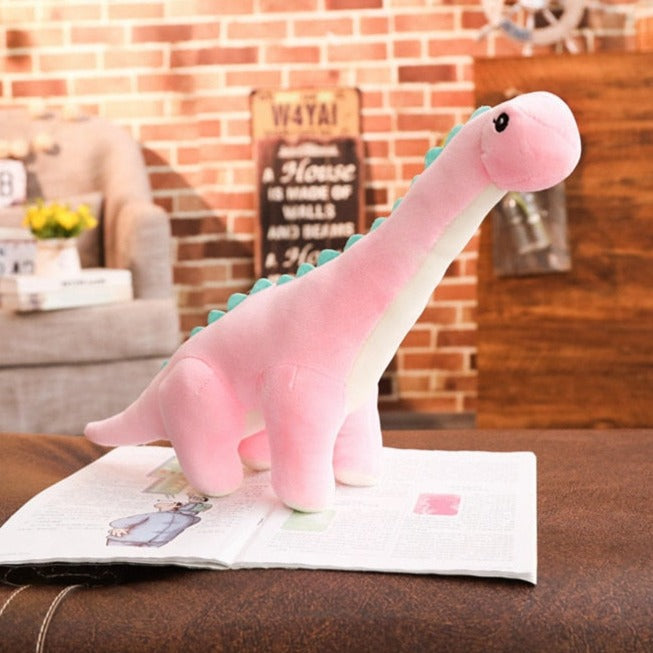 Plyšová hračka dinosaurus Diplodocus, měkký stojící plyšák