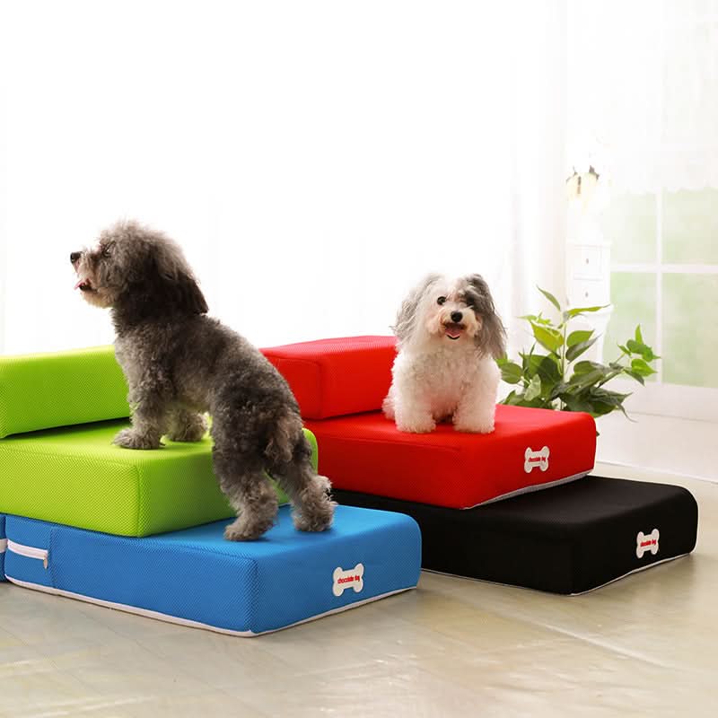 Escadas de luxo para cães, para um acesso seguro ao sofá e à cama - Fioriscas