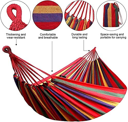 Two-Person Garden Hammock With Stand, 200kg Weight Capacity