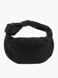 Woven Vegan Leather Shoulder Bag For Everyday Professional Style