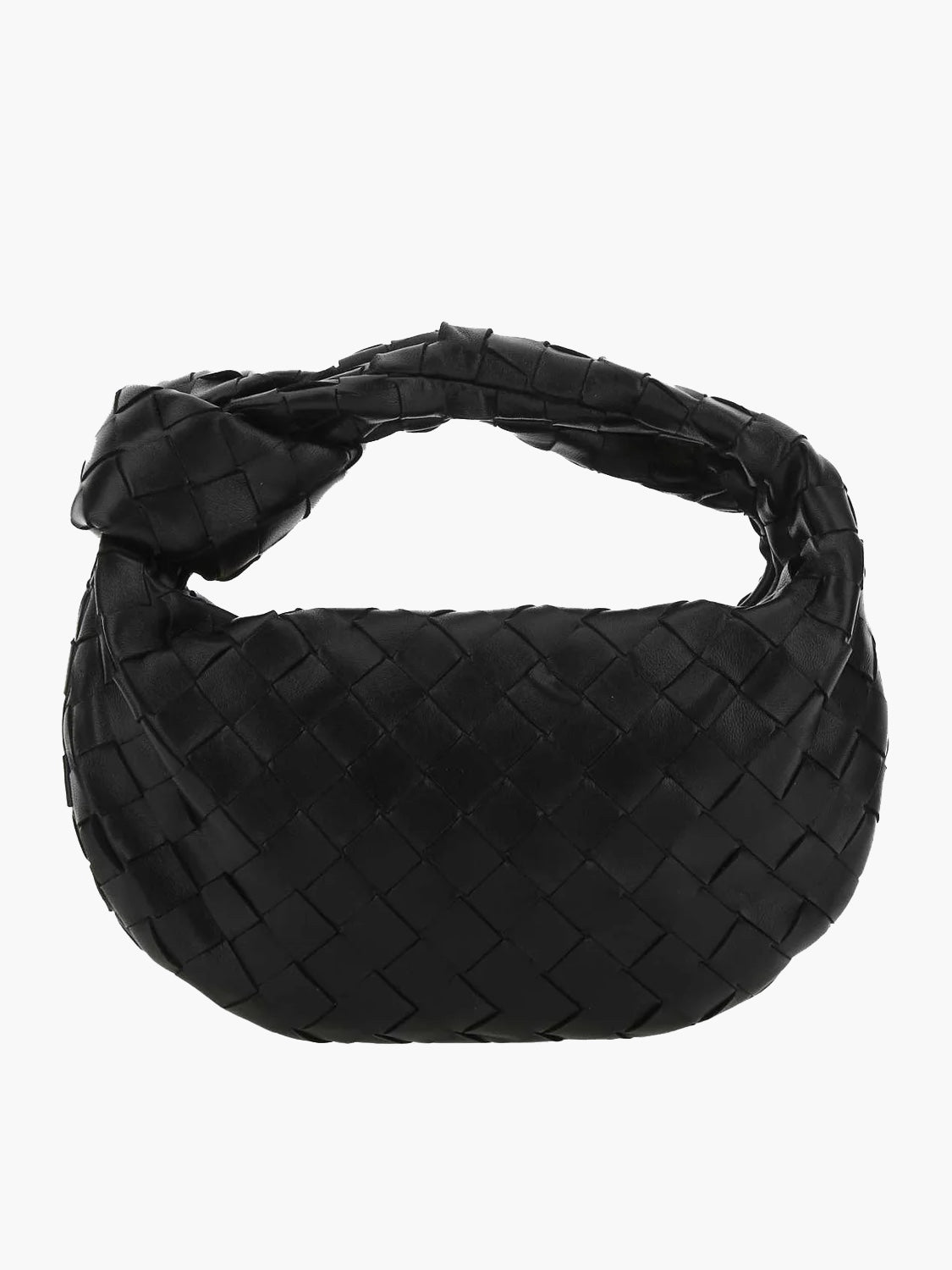 Woven Vegan Leather Shoulder Bag For Everyday Professional Style