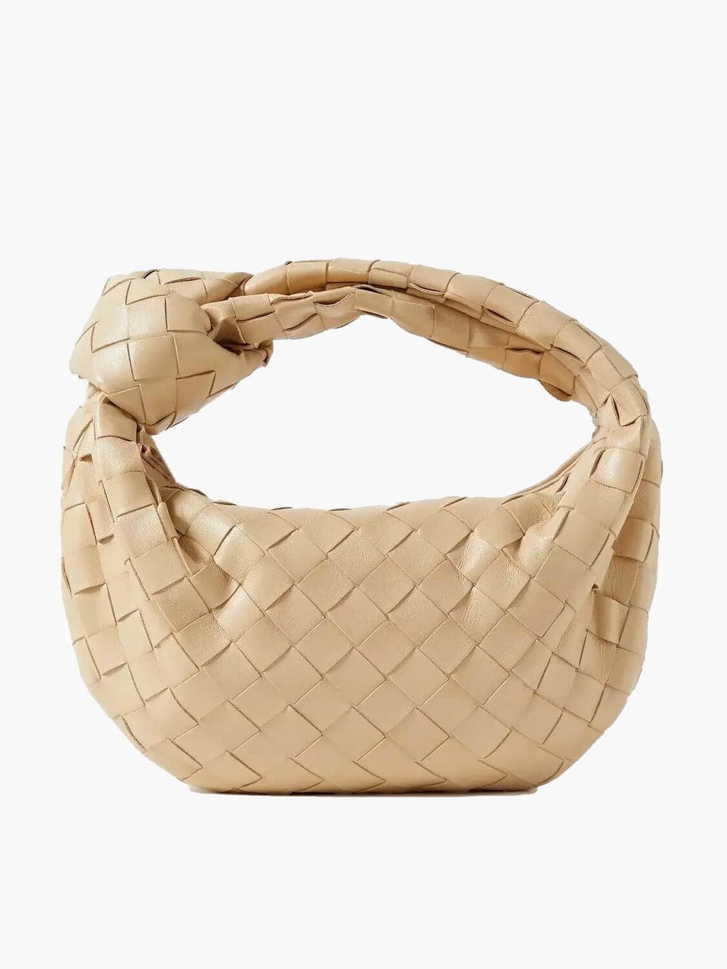 Woven Vegan Leather Shoulder Bag For Everyday Professional Style