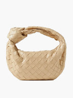 Woven Vegan Leather Shoulder Bag For Everyday Professional Style