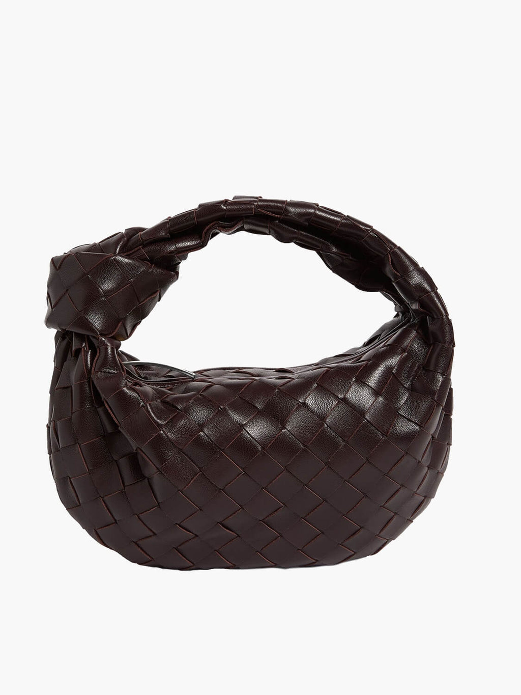 Woven Vegan Leather Shoulder Bag For Everyday Professional Style