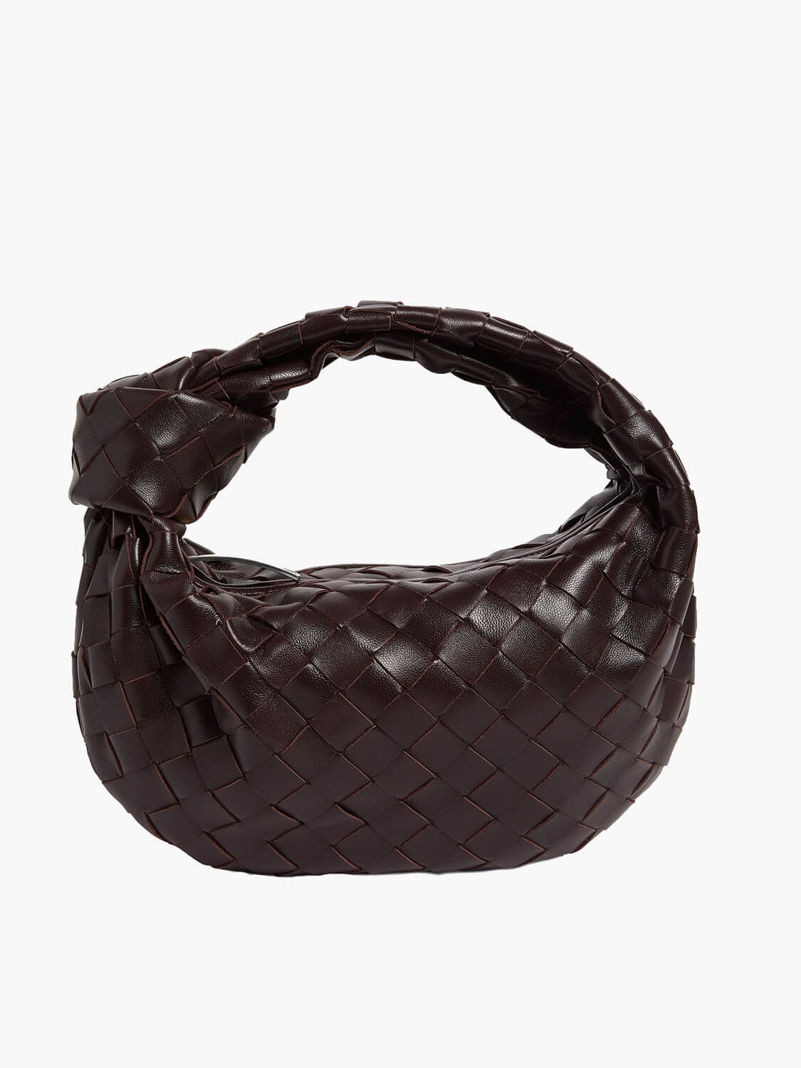 Woven Vegan Leather Shoulder Bag For Everyday Professional Style
