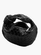 Woven Vegan Leather Shoulder Bag For Everyday Professional Style