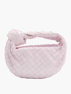 Woven Vegan Leather Shoulder Bag For Everyday Professional Style